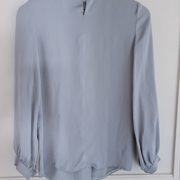 Gorgeous Custom Made Grey Blouse Longsleeve - Picture 4 of 5